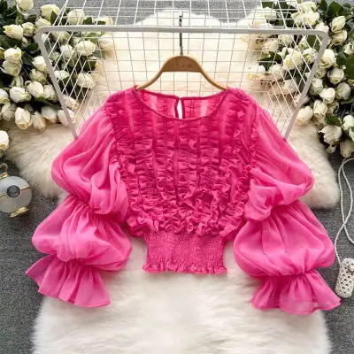 เสื้อแขนพองระบายชายสไตล์ฝรั่งเศส