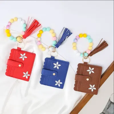 กระเป๋าใส่เหรียญซิลิโคนสายรัดข้อมือกันหาย