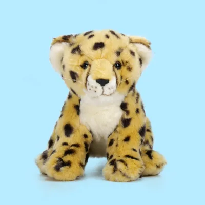 ตุ๊กตาเสือดาวจำลองนุ่มนิ่ม