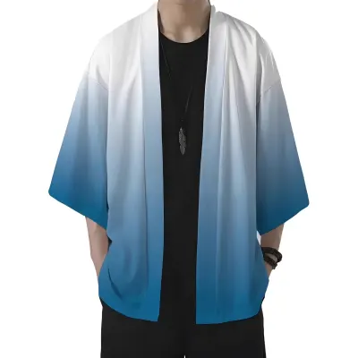 เสื้อคลุมกิโมโนชายพิมพ์ลาย 3D